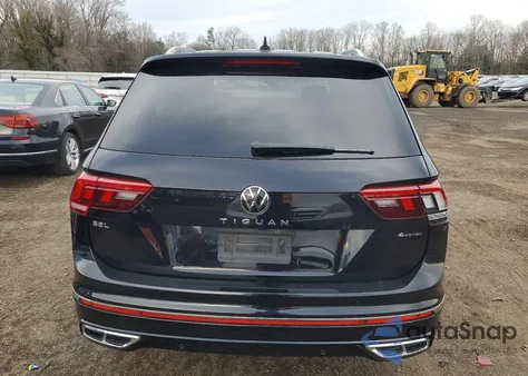 2022 Volkswagen Tiguan Sel R-Line из США, поврежденный, VIN 3VV4B7AX4NM106215